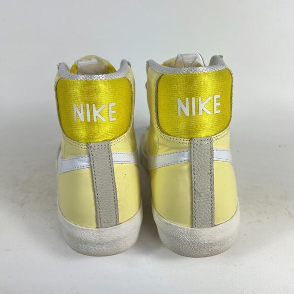 Nike Blazer Mid 77 Sneakers Women's 8.5 Yellow White Running Shoes CZ0363-700 - Picture 7 of 9